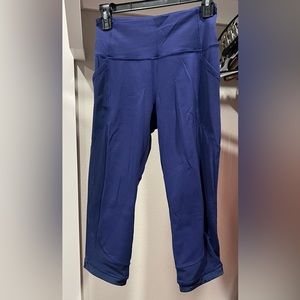 Deep purple cropped lululemon leggings